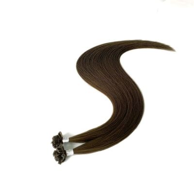 スーパー ダブル ブラジリアン ヘア U 尖端 エクステンション ブロンド 1g / 糸 人間の髪 プリバンド