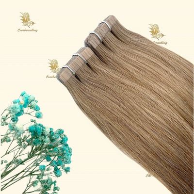 自然でスムーズな髪を伸ばすためのレミーヘア ヒトヘアに2本引いたテープ
