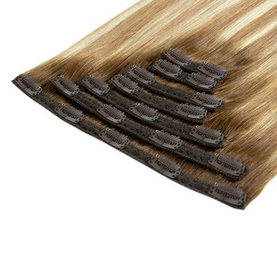 全頭 双面織り クリップ リミー 人毛拡張子 パッケージ 総重量 0.300kg