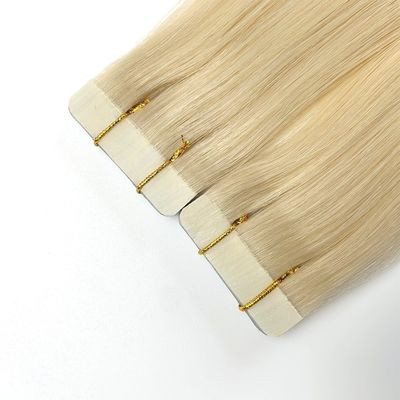 ヨーロッパのダブル・ドラッグ ロシア人の髪のテープ ヘアエクステンション 染料式 前編入型