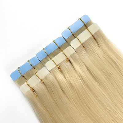 ヨーロッパのダブル・ドラッグ ロシア人の髪のテープ ヘアエクステンション 染料式 前編入型