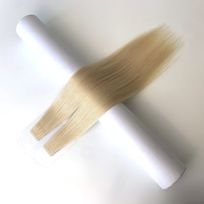 見えないシームレステープ ヘア ロシアン キューティクル ヘア エクステンション ヘアにテープを注入