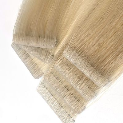 見えないシームレステープ ヘア ロシアン キューティクル ヘア エクステンション ヘアにテープを注入