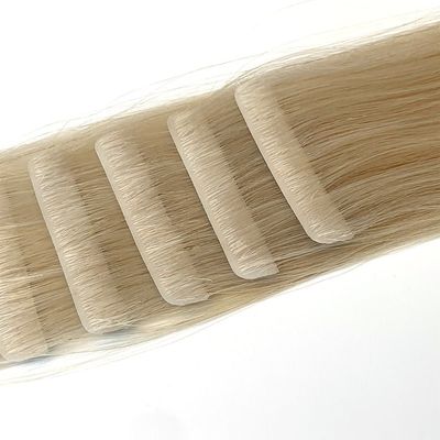見えないシームレステープ ヘア ロシアン キューティクル ヘア エクステンション ヘアにテープを注入
