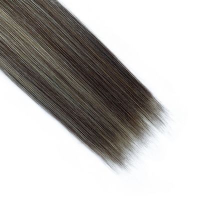 寄付者の人間の髪の拡張子 自然直線 ベトナム人髪の染料 天才織物
