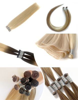 ダブル・ドラウ・ジーニアス ウェフト ヘアエクステンション 100g/パック FedEx/DHL/Aramex/TNTで送料