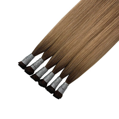 100g/パック ブラジリアンヘア フラットウェフト ダブル・ドラッグ・キュティクル 完ぺきなヒトヘアエクステンション