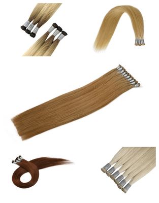 100g/パック ブラジリアンヘア フラットウェフト ダブル・ドラッグ・キュティクル 完ぺきなヒトヘアエクステンション