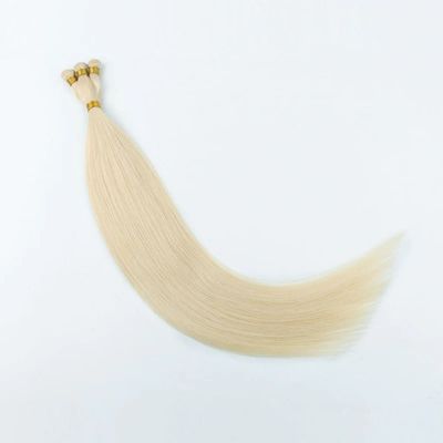 双重に引っ張られた手縛りの人毛拡張子 100g/パック ロシア人童貞レミーヘア