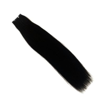 ヘアグレード レミーヘア ヨーロッパのPU 皮膚の織物 人間の髪の拡張品 双引 PW-24268