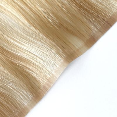 ヒトヘアストレートスタイル PU スキンウェフト 手縛り ミニフラットウェフト サロンレミーヘア