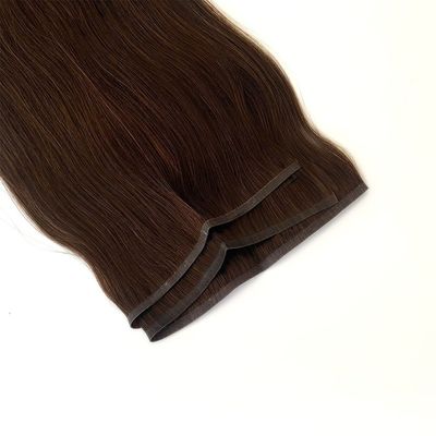 ミニフラットウェフトヘアとPU皮膚ウェフトとダブルドラッグキュティクルアラインナインデザイン PW-24268