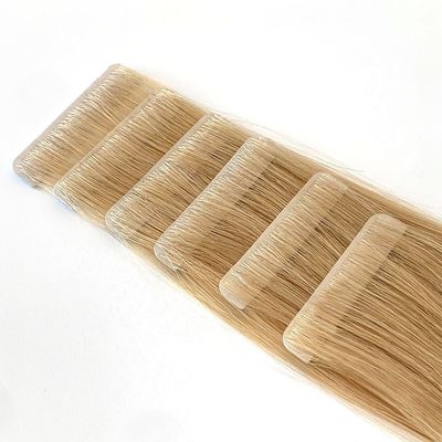 人間の髪 縫い目のない PU 皮膚織り込み インジェクテッドテープで目に見えないテープ ヘア拡張子