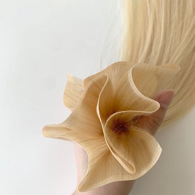 12A ストレート・フラット・ウィフト レミー・ヘア・エクステンション 縫い目のない皮膜