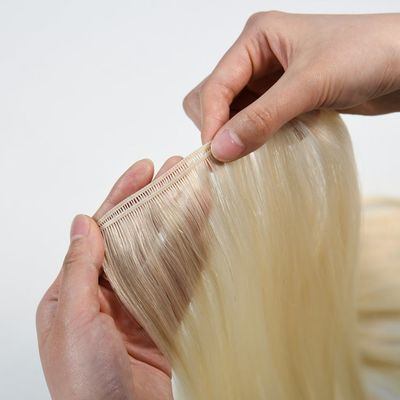 ダブル・ドラッグ・ブロンド・ジーニアス ヒトヘアエクステンション 30日間の返品