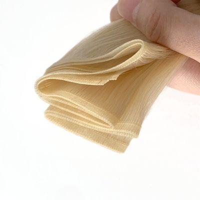 100g/パック ミュティカラー レミー 人毛 平面 織り 双引 毛