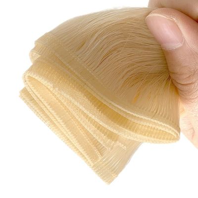 双引いた人間の髪目に見えない平らな織り直したスタイル 30日間の返品保証