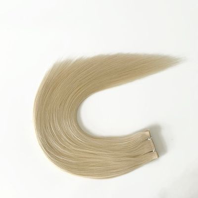 ブラジリアン・ヴァージン・レミー 人髪 PU 糸 薄い皮膚 糸 双面棒 拡張子
