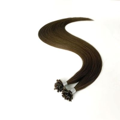 2本引いたU尖の人間のレミーヘアエクステンション