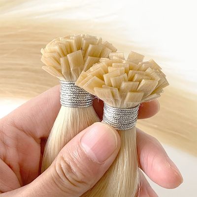 イタリアン レミーヘア 双引式フラットピット ケラチンヘアエクステンション