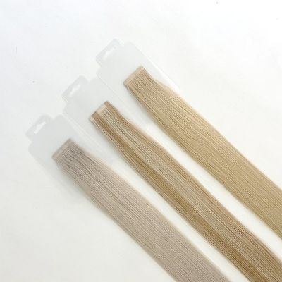 ブロンド カラー 縫い目なし スリムテープ 女性用 髪拡張 染色 染色 US内