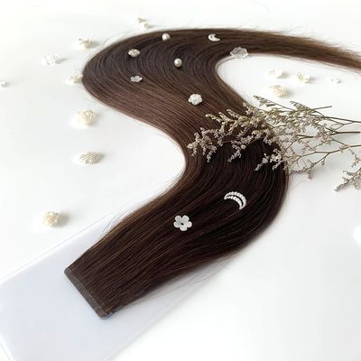 見えないシームレステープ ヘアエクステンション スティック プリボンド ブラジリアンヘア