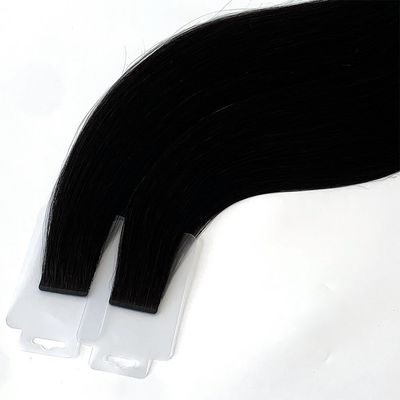 再利用可能な無縫の目に見えないヘアエクステンションのためのエクステンションのヒトヘアテープ