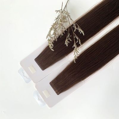 再利用可能な無縫の目に見えないヘアエクステンションのためのエクステンションのヒトヘアテープ