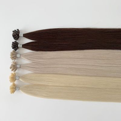 レミーヘア 人間ヘア ダブル・ドラッグ・ヴァージン・ラウ・プレボンド・ケラチン ネイル・U・ピップ ヘアエクステンション