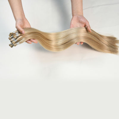 未加工のブラジリアンヘア プリボンドヒトケラチン I 尖頭 ヘアエクステンション Itip-231011