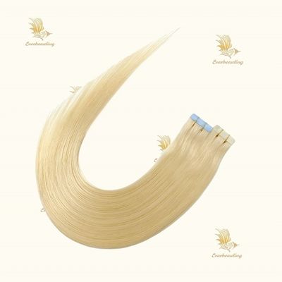 ロング・ブロンド・レミー・テープ ヘアエクステンション 20インチ ヘア長さ 30日 返品