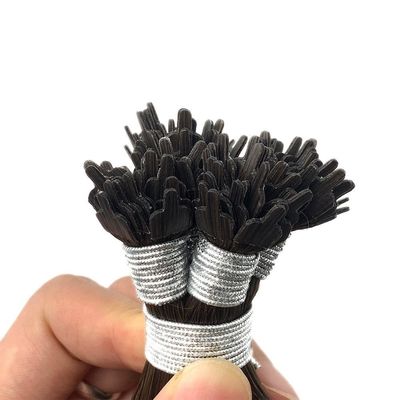 Y 尖端 ジェット 黒 自然色 ベトナム製 ヘア ケラチン 延長 12-28 インチ 長さ