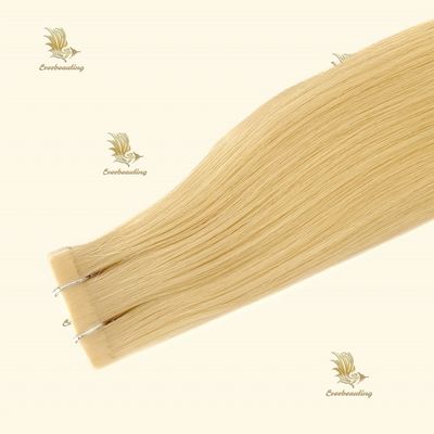 18ヶ月 生涯 染められるブロンドカラーテープ ヘアエクステンション 直接供給