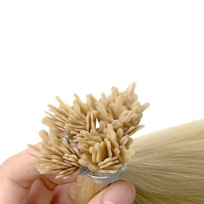 18インチのヴァージン・レミー 厚い端のケラチン扇風機 毛穴拡張子 総重量0.300kg