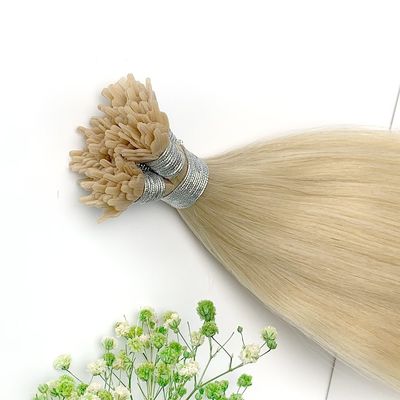 18インチのヴァージン・レミー 厚い端のケラチン扇風機 毛穴拡張子 総重量0.300kg