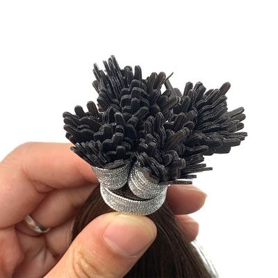 V-Tip ファン・ティップ ヘアエクステンション 迅速なDHL出荷のために 双引レミーヘアで作られています