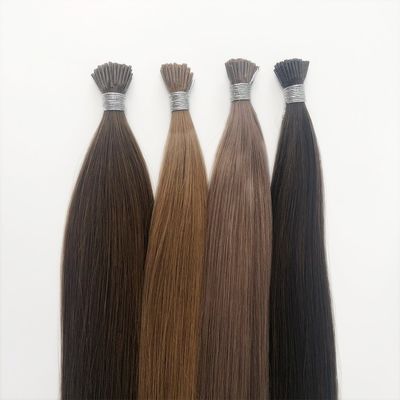 100% 人間の髪の拡張子 レミー ロシアン I-Tip ミュティ色 満足度保証