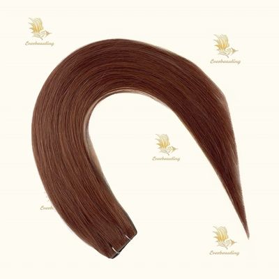 ミュティカラーストレートスタイル ヘアエクステンション 100% 処女髪 利益のための目に見えないテープ