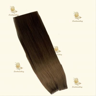 ミュティカラーストレートスタイル ヘアエクステンション 100% 処女髪 利益のための目に見えないテープ
