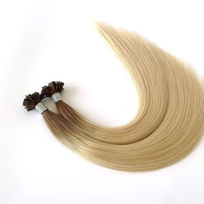 双面の毛皮を並べた髪 イタリアンケラチンで前もって結合した髪拡張子