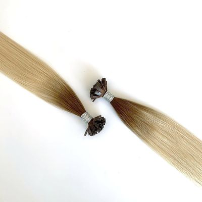 双面の毛皮を並べた髪 イタリアンケラチンで前もって結合した髪拡張子