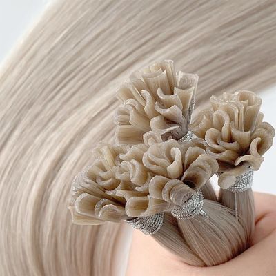 人毛タイプ ブラジリアンヘア 100% プリボンデッド ダブル・ドラッグ レミー ネイル U 尖端拡張子