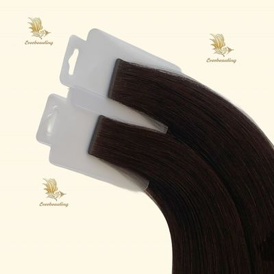 ミュティカラーブラジリアンヘアとジェットブラック スリムテープ ヘアエクステンション