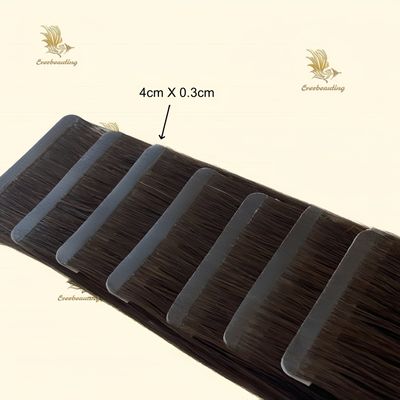 ミュティカラーブラジリアンヘアとジェットブラック スリムテープ ヘアエクステンション