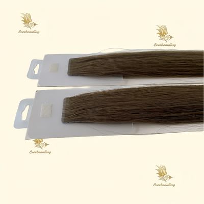 100% レミー 人髪 スリムテープ エクステンション ファッション 女性用 20 PCS/パック シルキーストレート