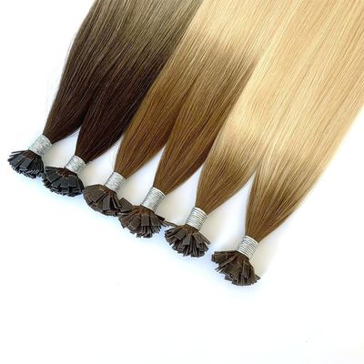 60色 ベトナム人の髪の拡張子 ストレートスタイル ヘアコネクタ フラット 尖端色