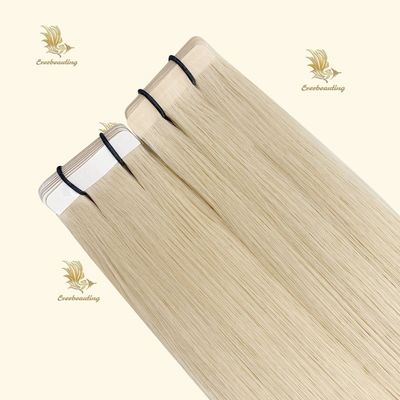 オーダーメイド 豪華 ブロンド  Ombre ダブルテープ サロン用 髪延長テープ-240403