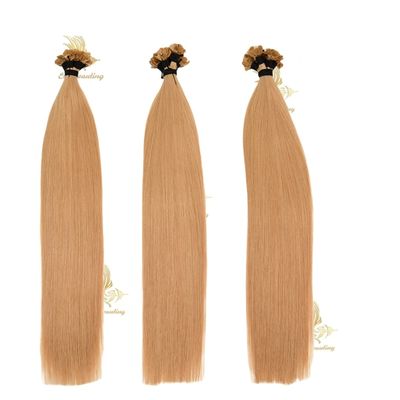 50.00cm * 8.00cm * 3.00cm パッケージサイズ ダブル・ドラッグ・ヴァージン・フラット・ティップ ヘアエクステンション
