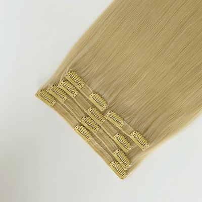 髪を伸ばすクリップ 100% 人用原料 インディアンヘアクリップ 染料用