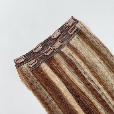 100g/PC 20インチ 最高級13A 白人女性用 双引のクリップ